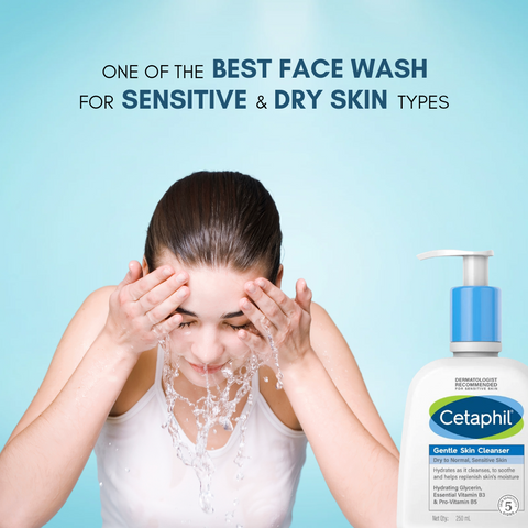 best face wash for sensitive and dry skin