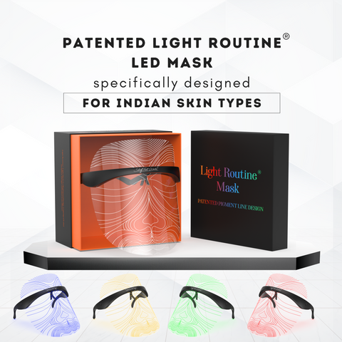 LED facial treatment