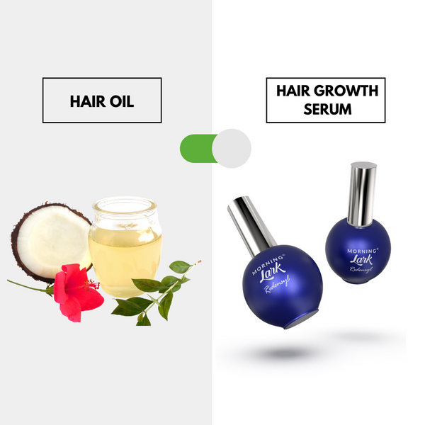 Switch from hair oil to hair growth serums