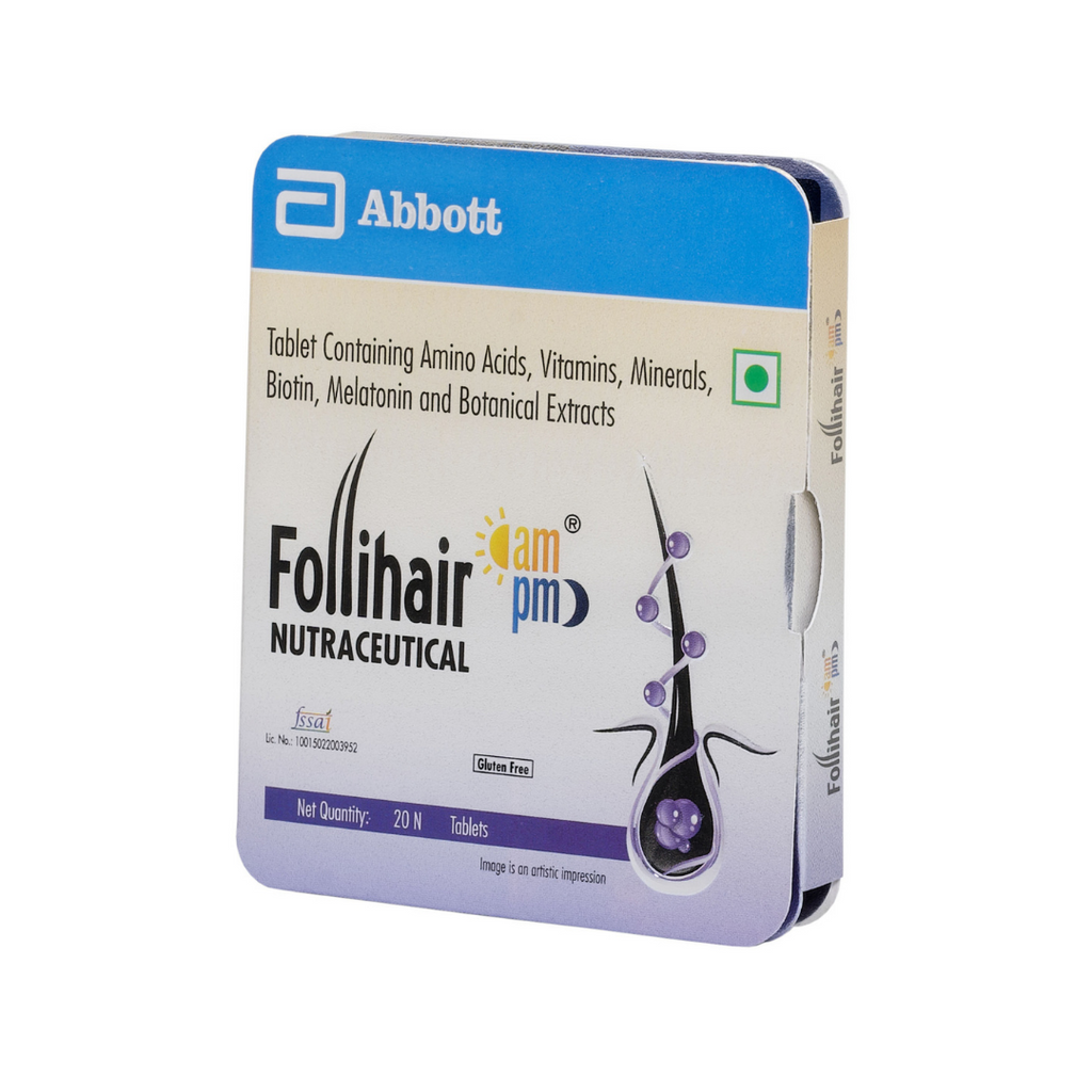 Follihair Nutraceutical AM PM 60N Tab for hair growth – CHOSEN Store