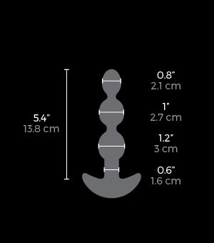 Measurements of Triple Anal Beads by b-Vibe on The Cowgirl
