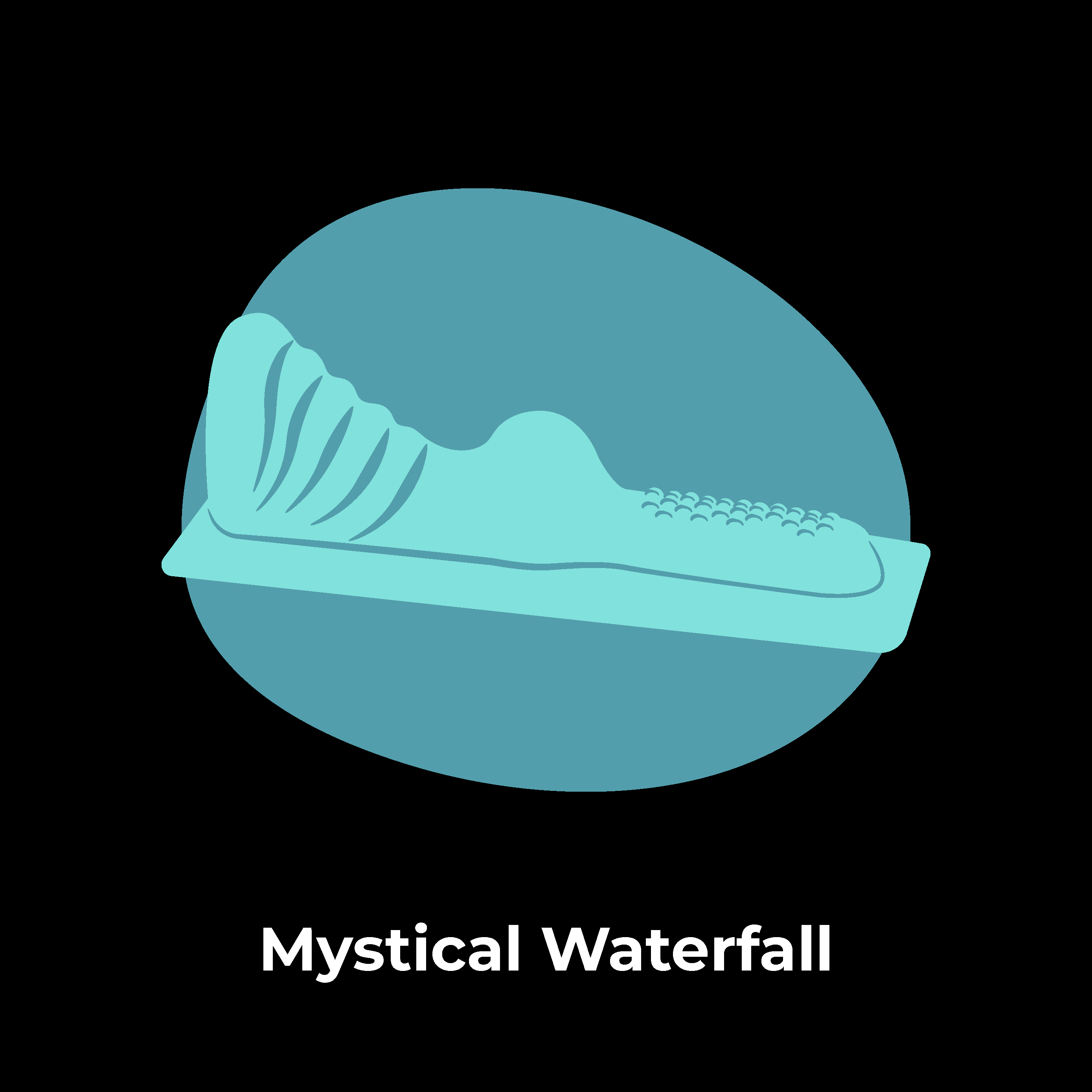 mystical waterfall silicone attachment