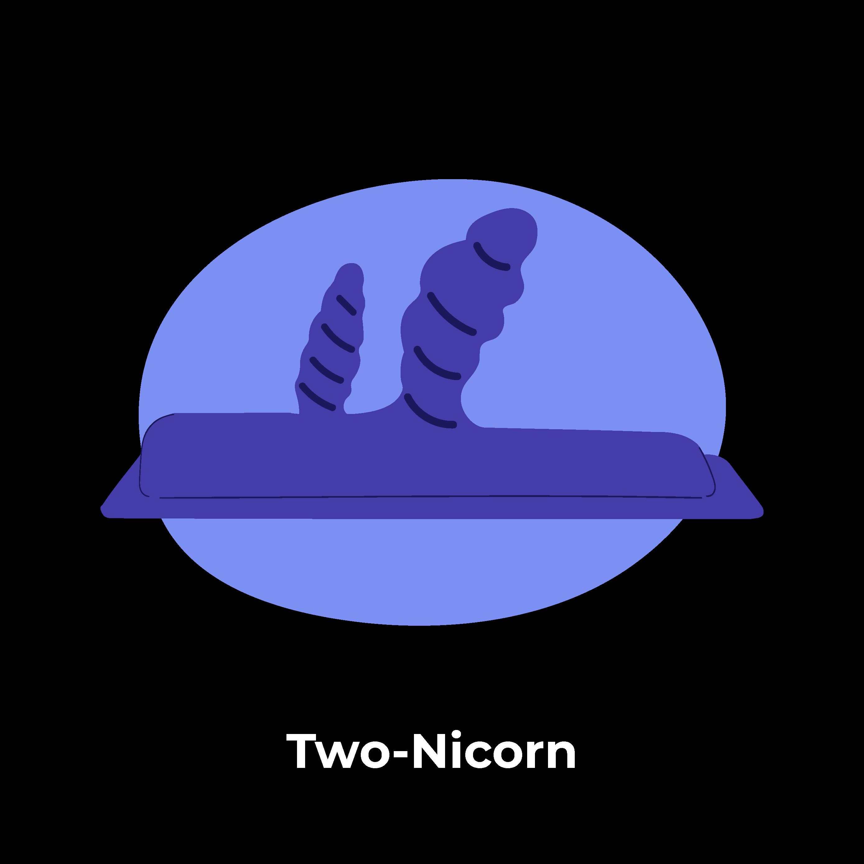 two nicorn silicone attachment