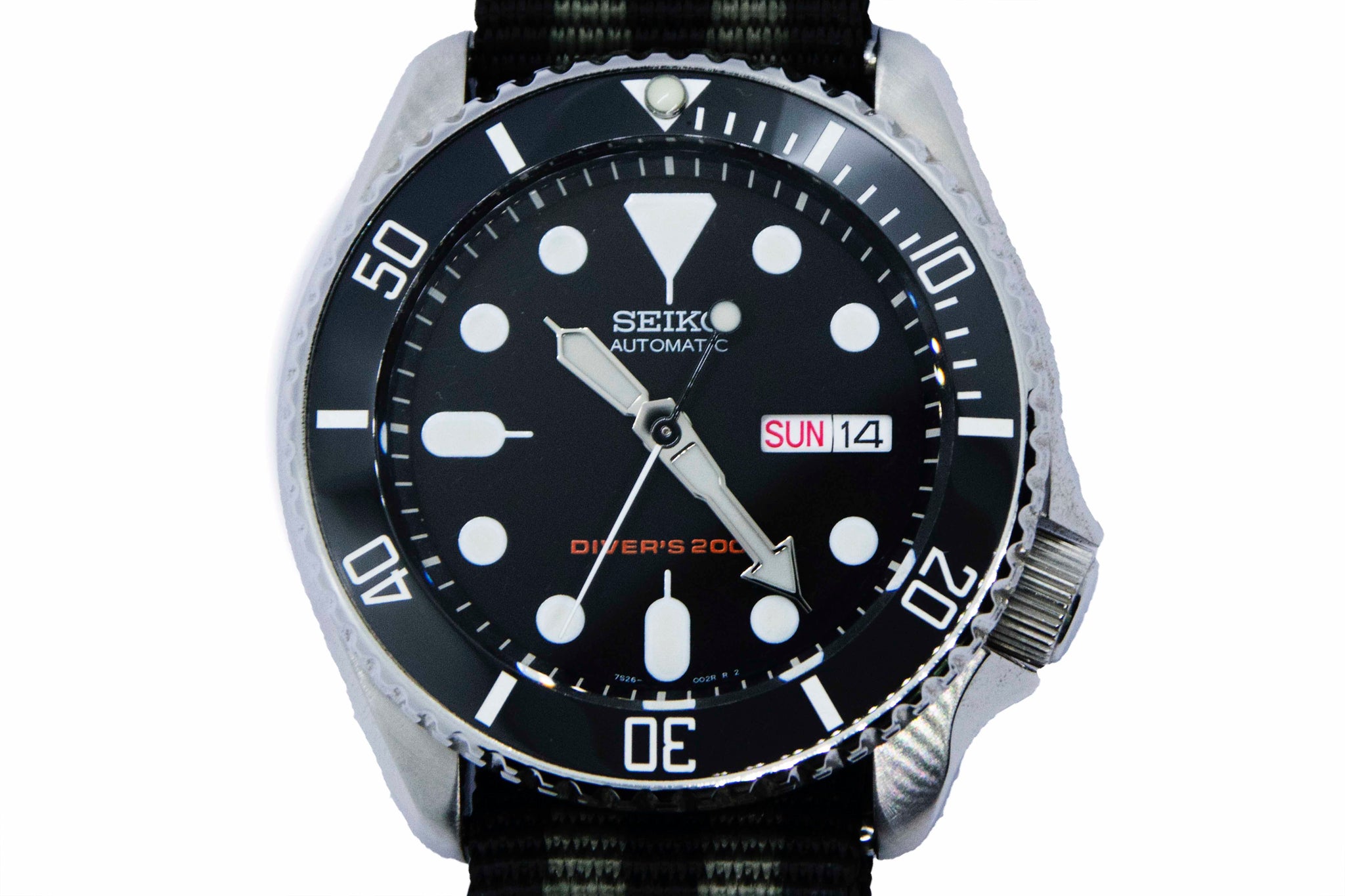 BEZEL INSERT SLOPED SUB BLACK (FOR SKX 