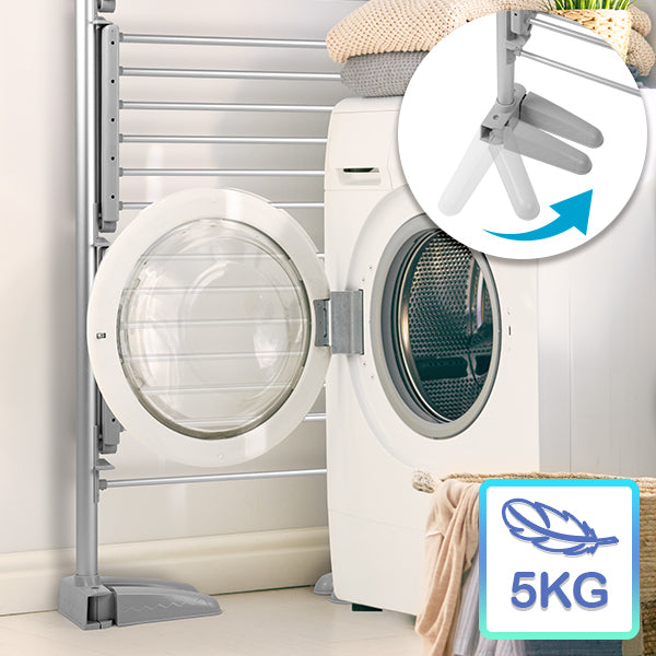 Duronic Clothes Drying Rack CA30, 3 Tier Foldable Clothes Dryer, Elect