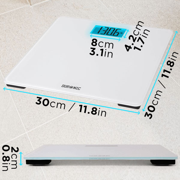 Digital Bathroom Body Scales Bs503, Measures Body Weight In Kilograms,  Pounds And Stones, Lightweight Eco-friendly Bamboo Design, Step-on  Activatio