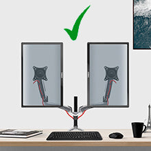 Duronic DM052-4 supporto monitor scrivania supporto da tavolo regolabi—  duronic-it