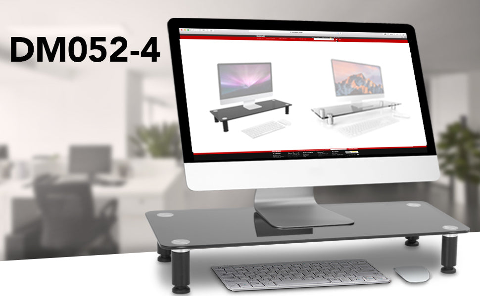 Duronic DM052-4 supporto monitor scrivania supporto da tavolo