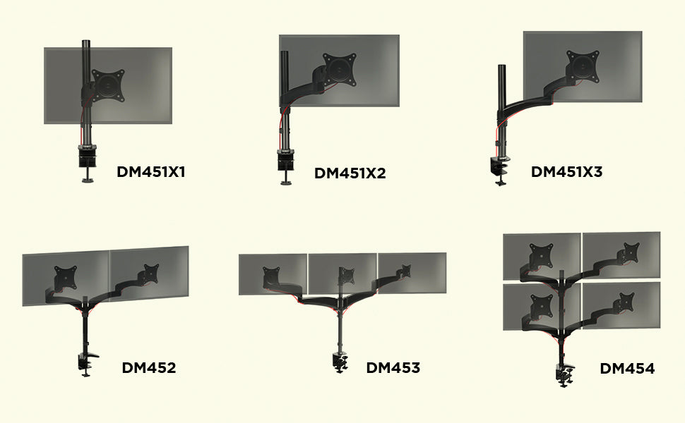 duronic, desk, mount, dm35, dm351x1, range, whole, dm351x2, dm351x3, dm352, dm353, dm354, dm351x1