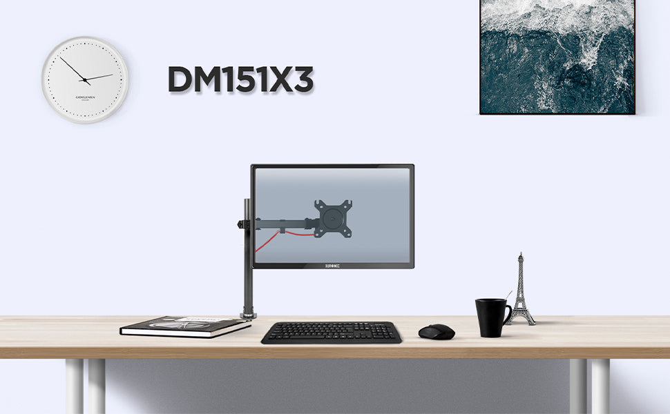 Duronic DM151X3 - Soporte Monitor PC - Brazo Pantalla LCD LED - de
