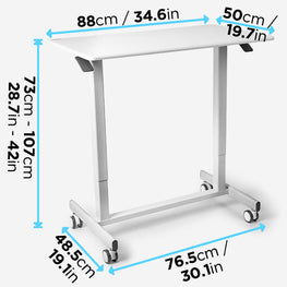 Duronic TM22BK Telaio per scrivania elettrico - Altezza regolabile