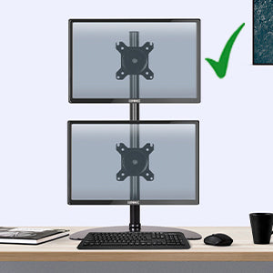 Duronic Dual Screen Monitor Stand DM15D2V2