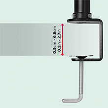 clamp, adjustable, adjust, size, grip, installation, install, fix, 6.8cm, 68mm, wide, fitting, tight
