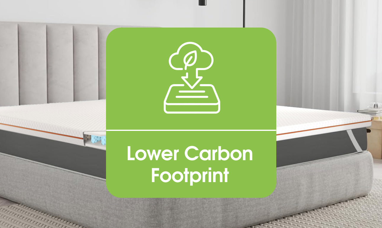 lower carbon footprint icon