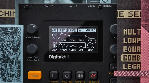 Elektron Digitakt 2 - Drum Machine, Stereo Sampler