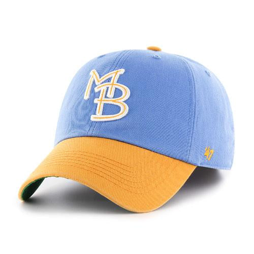 MYRTLE BEACH PELICANS 47 BRAND 2TONE GAME LOGO FRANCHISE CAP – Myrtle ...