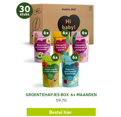 Mama Deli groentehapjes box 6 maanden