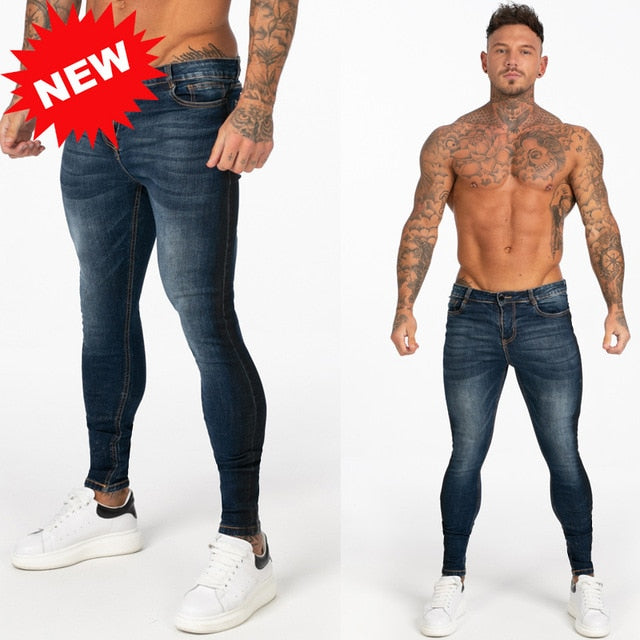 super skinny stretch jeans mens