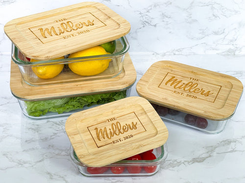 Made with Love in Grandma's Kitchen Glass Food Storage Containers with –  Komotree