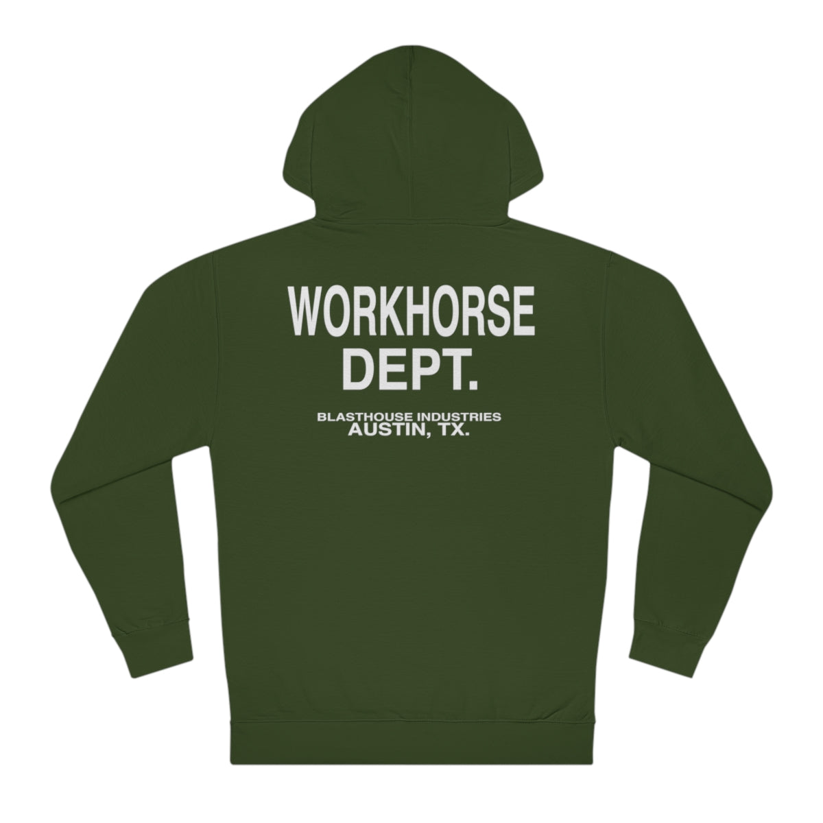 WORKHORSE DEPT HOODIE - ARMY