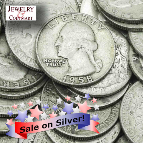 Silver Washington Quarters @ $5 Each