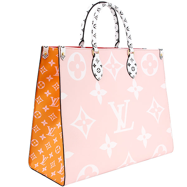 louis vuitton pink canvas bag