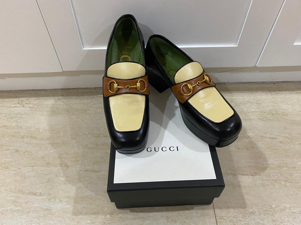 gucci horsebit platform