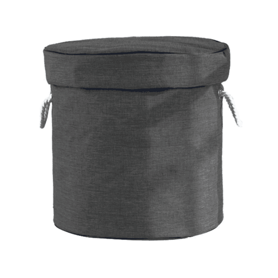 grey toy storage bag