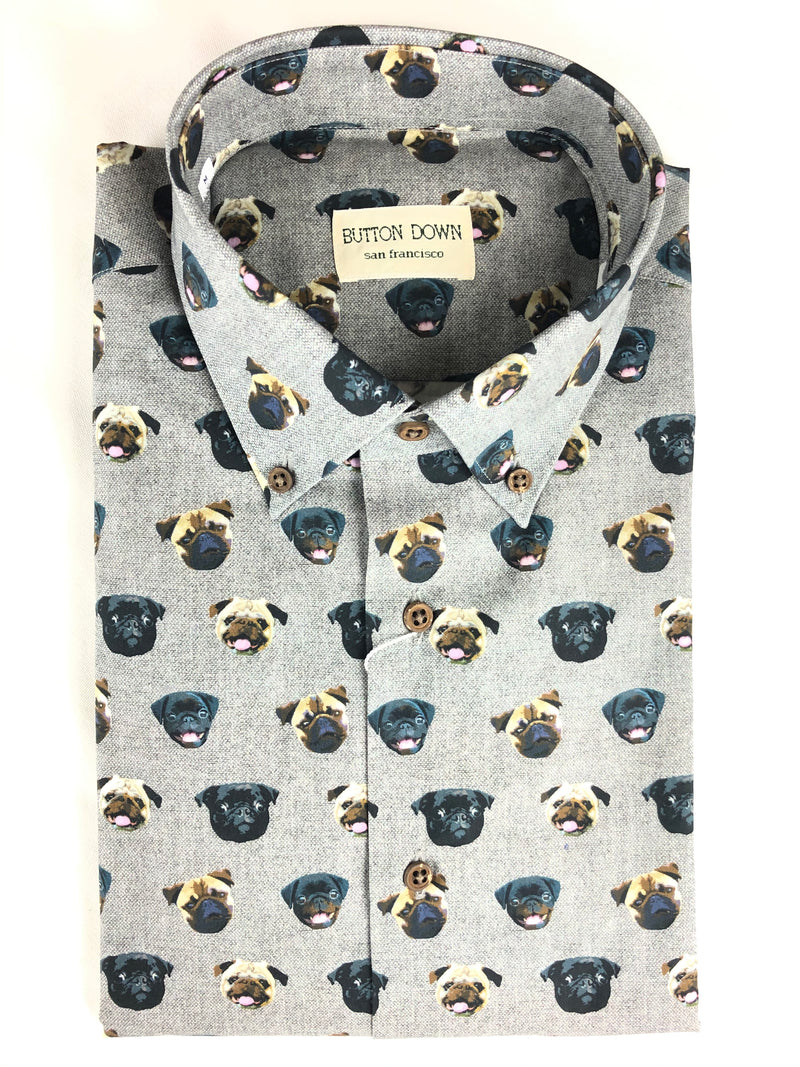 pug shirt button up