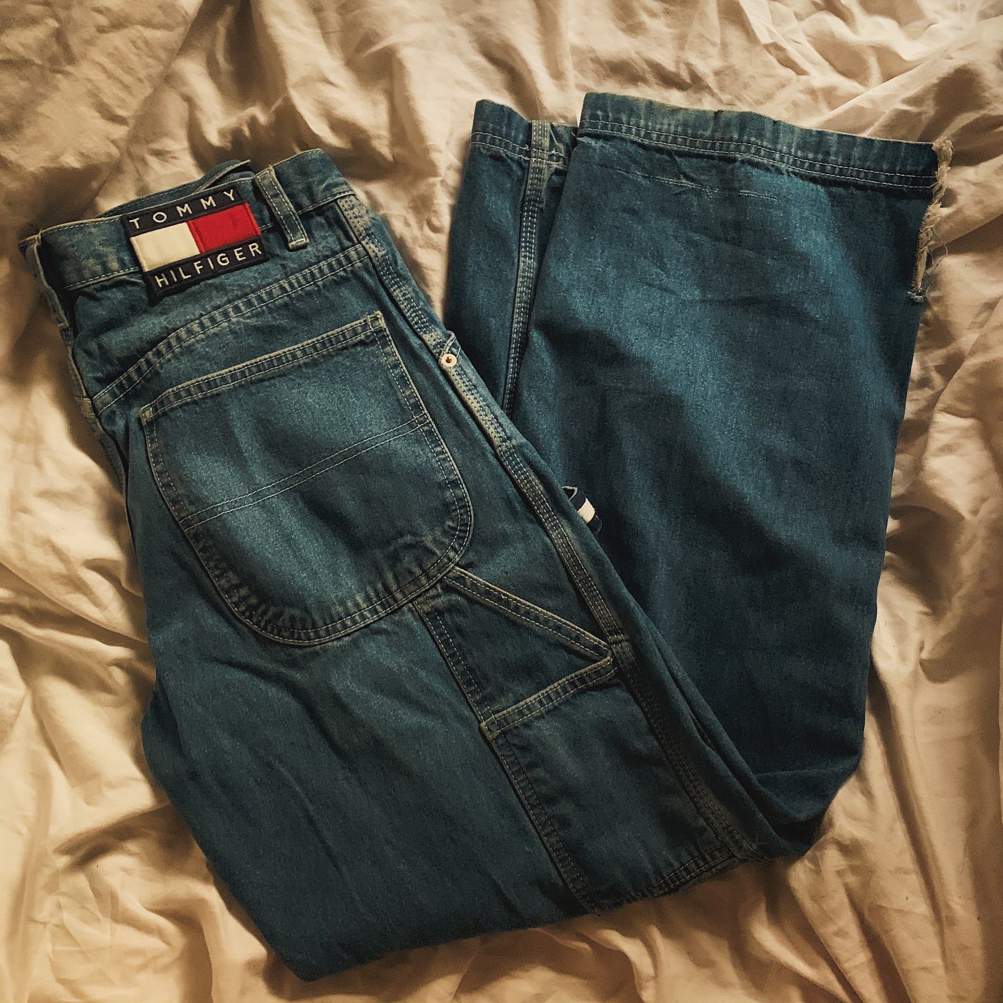 vintage tommy hilfiger carpenter jeans
