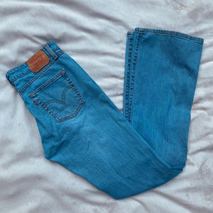 levi's low rise flare jeans