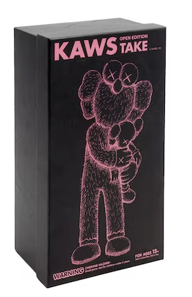 KAWS Take Vinyl Figure Pink – Rundown LA