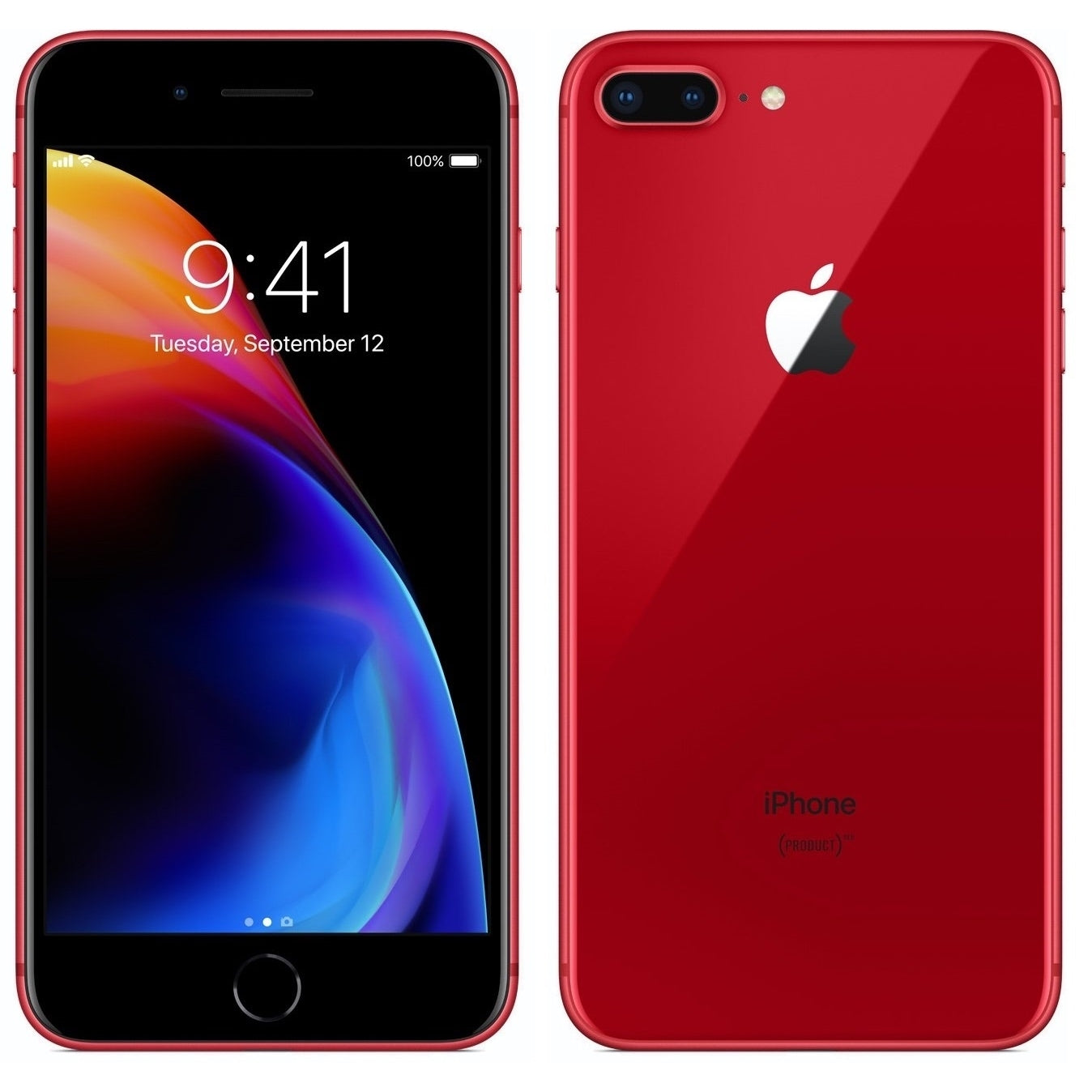 Apple iPhone 8 Plus 64GB 4G LTE AT&T iOS, Red (Certified Refurbished