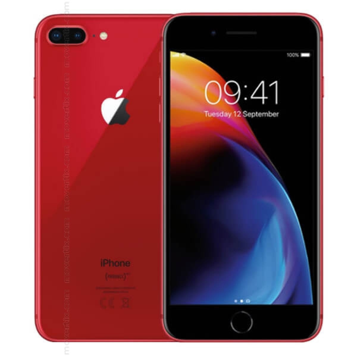 Apple iPhone 8 Plus 64GB 4.7" 4G LTE GSM Unlocked, Red (Refurbished