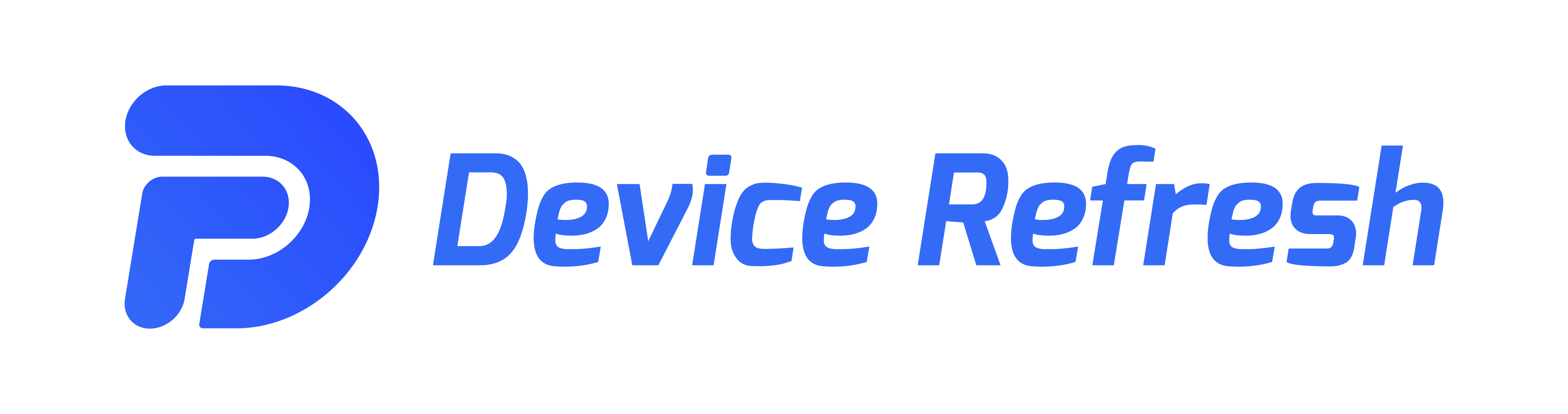Device Refresh blue logo