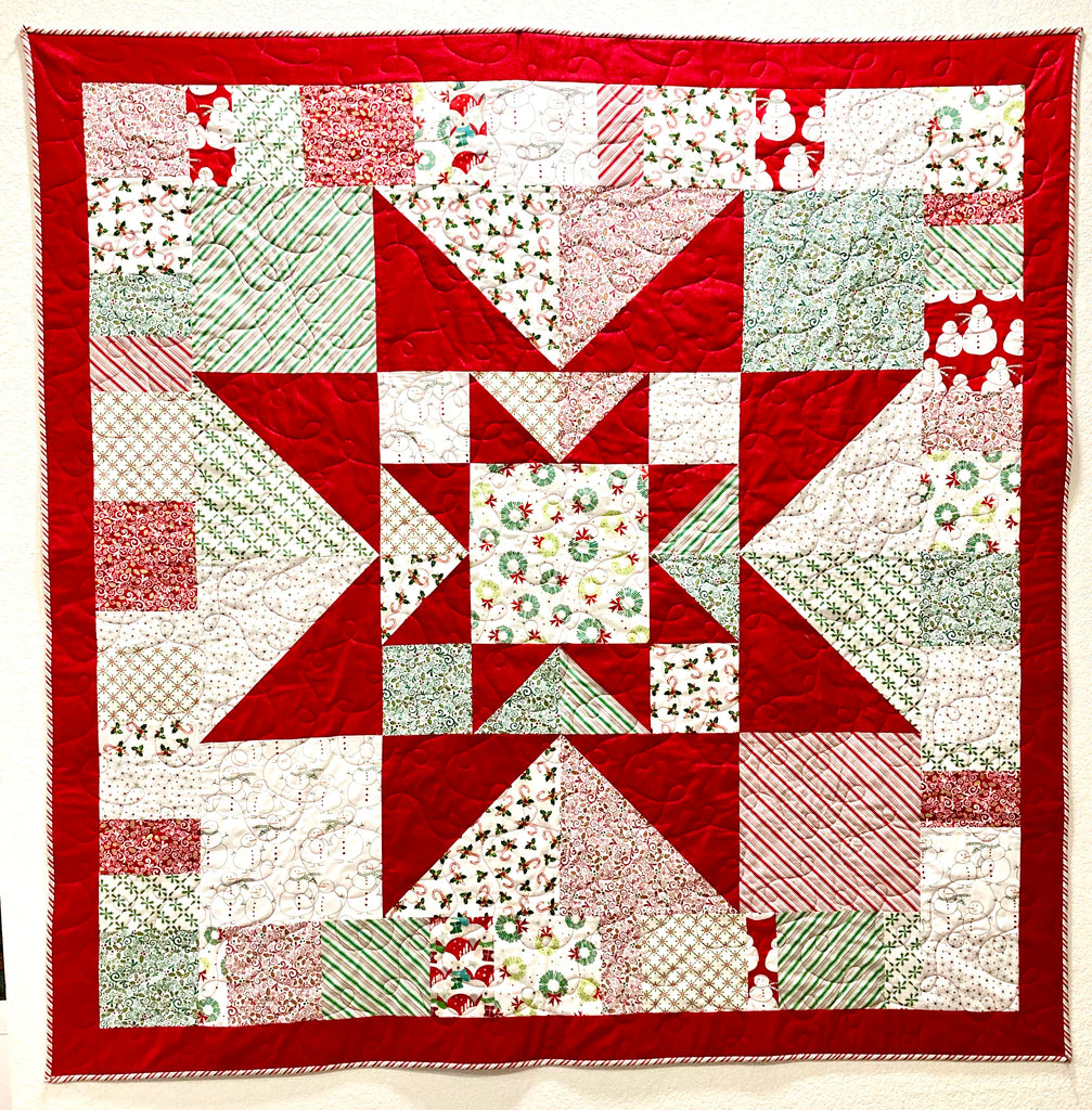 Gift Swap Quilt  Holiday Classics Fabric by Rifle Paper Co - Lella Boutique