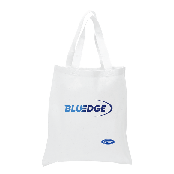 Economical Blue Cotton Tote Bag.