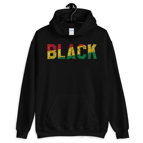 BLACK athleisure hoodie