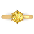 Simulated Yellow Diamond