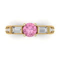 Simulated Pink Diamond