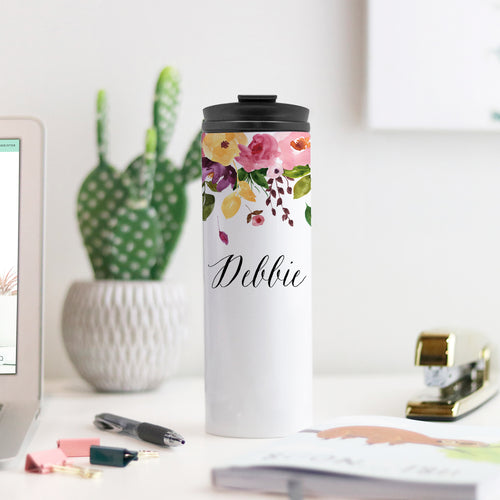 Engraved Name Travel Mugs