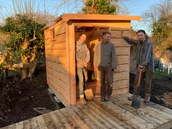growing allotment toilet