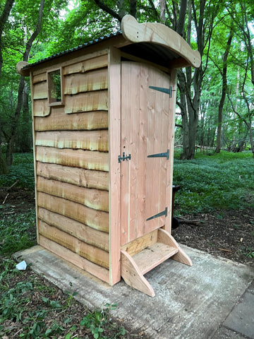 Bog standard dry compost toilet for scout camp 