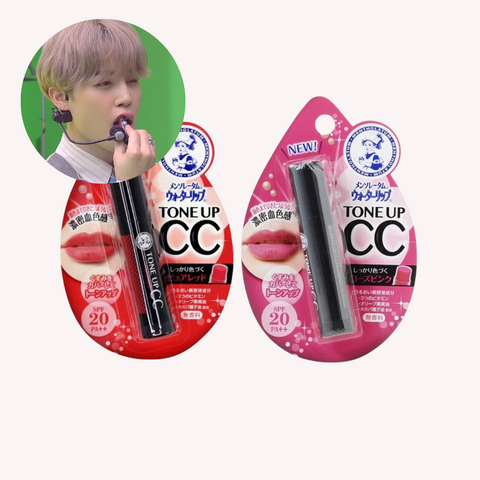 ROHTO MENTHOLATUM - Water Lip Tone Up CC SPF 20 PA++ (2 Colours) jimins lip balm