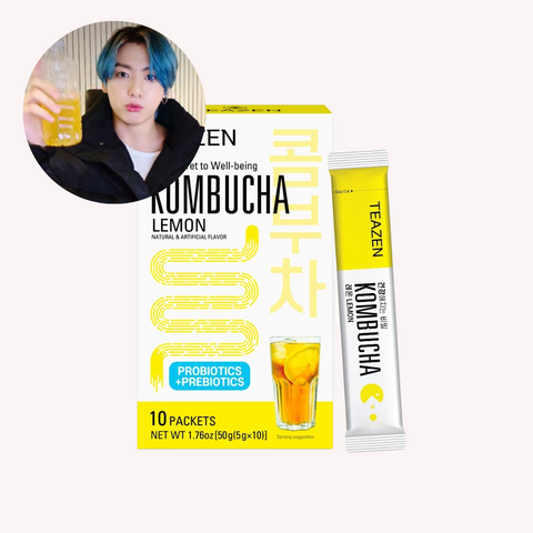  TEAZEN Kombucha Lemon (10 sticks) jungkook's viral drink kombucha vlive