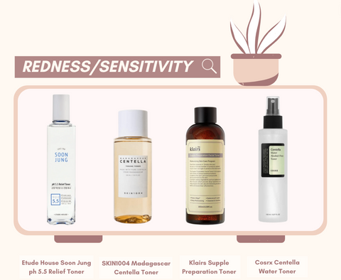 redness sensitivity