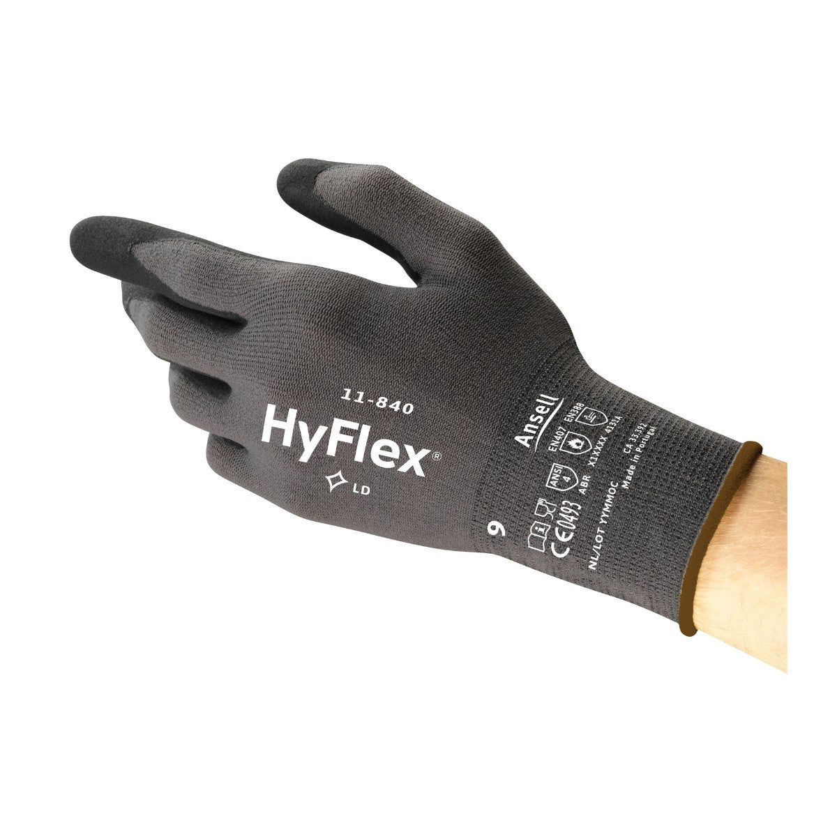 Ansell Foam Insulated Winter Monkey Grip™ Gloves with Knit Wrists