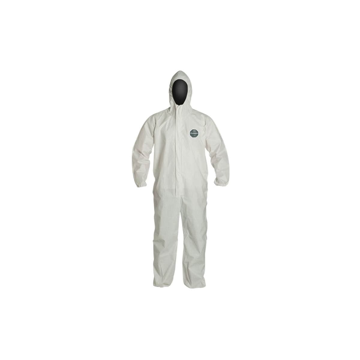 Medtecs Hazmat Suits Disposable - with Seal Tape (Type 4) - Disposable  Coverall PPE Suit for Biohazard Chemical Protection | 2XL