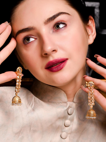 traditional-studded-jhumki-earrings