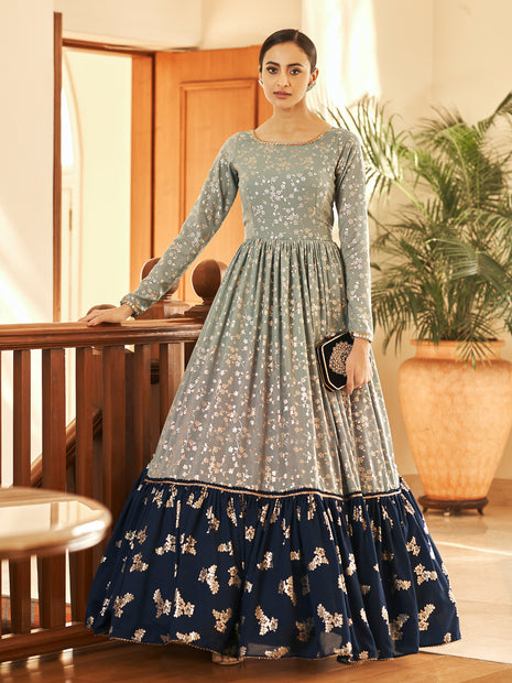 Special Occasion Wear Heavy Designer Outfits Collection Anarkali Gown Suits  Pakistani Indian Wedding Wear Long Anarkali Gown Dupatta Dresses - Etsy